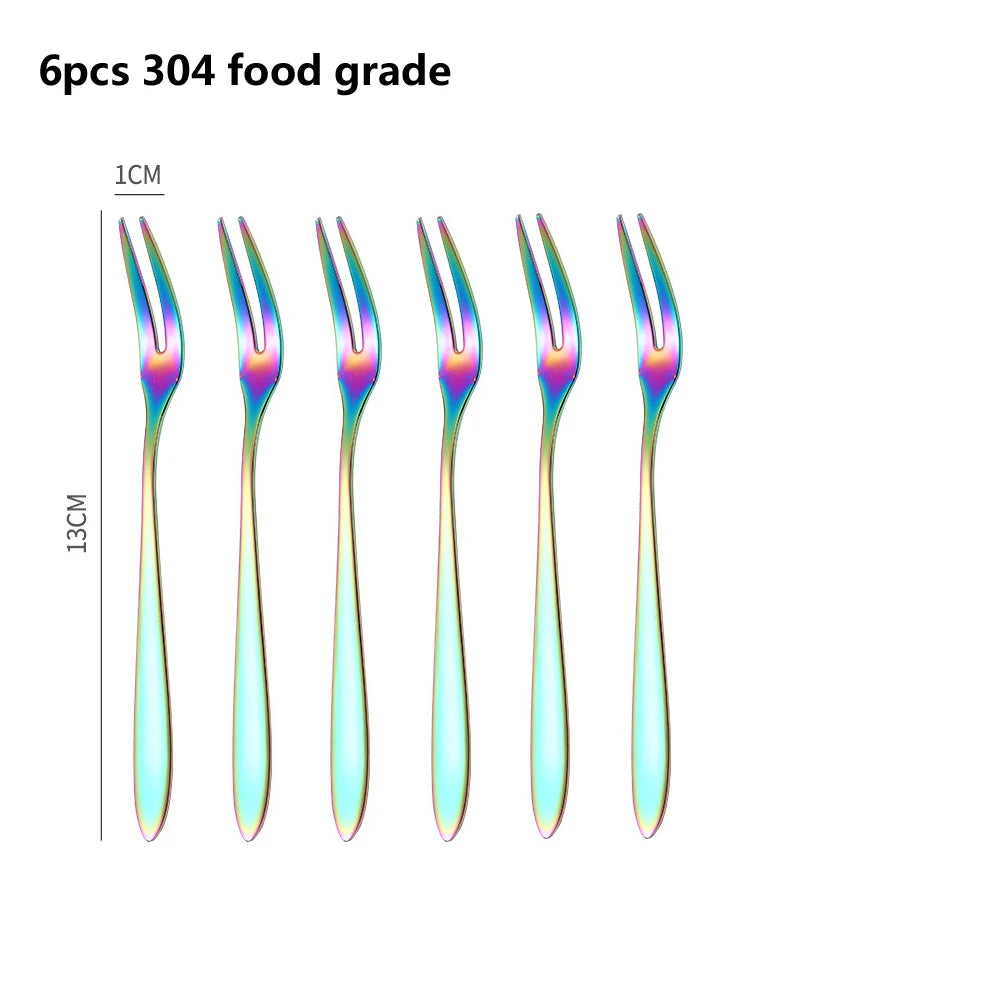 ServeCraft Minis Stainless Steel Canapé & Fruit Forks