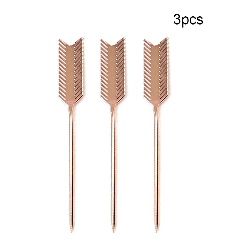 TwillBar Essentials | Stainless Steel Fruit & Olive Picks for Cocktails