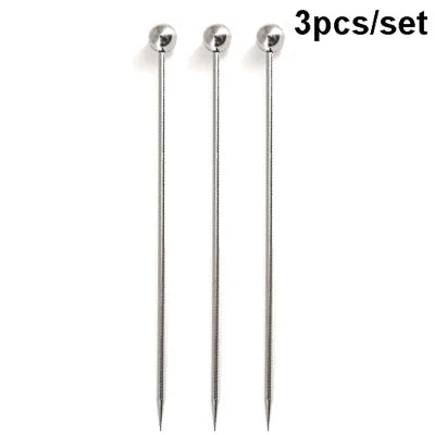 TwillBar Essentials | Stainless Steel Fruit & Olive Picks for Cocktails