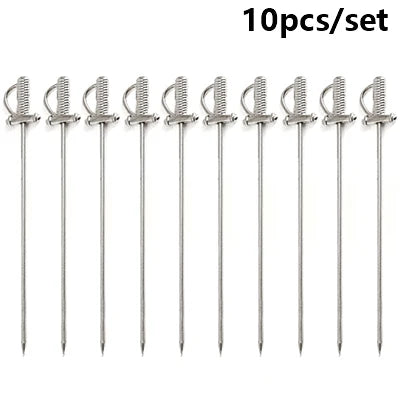 TwillBar Essentials | Stainless Steel Fruit & Olive Picks for Cocktails
