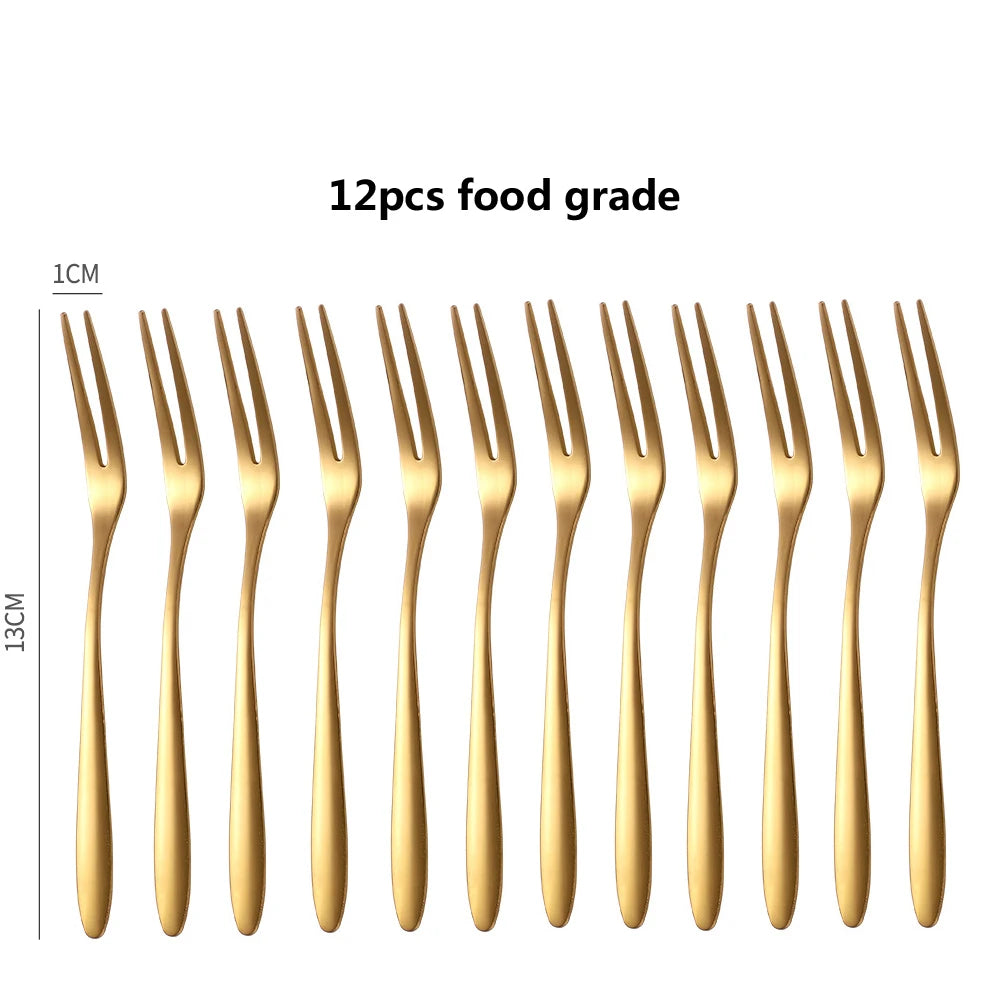 ServeCraft Minis Stainless Steel Canapé & Fruit Forks