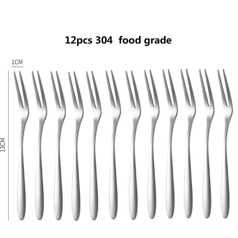 ServeCraft Minis Stainless Steel Canapé & Fruit Forks