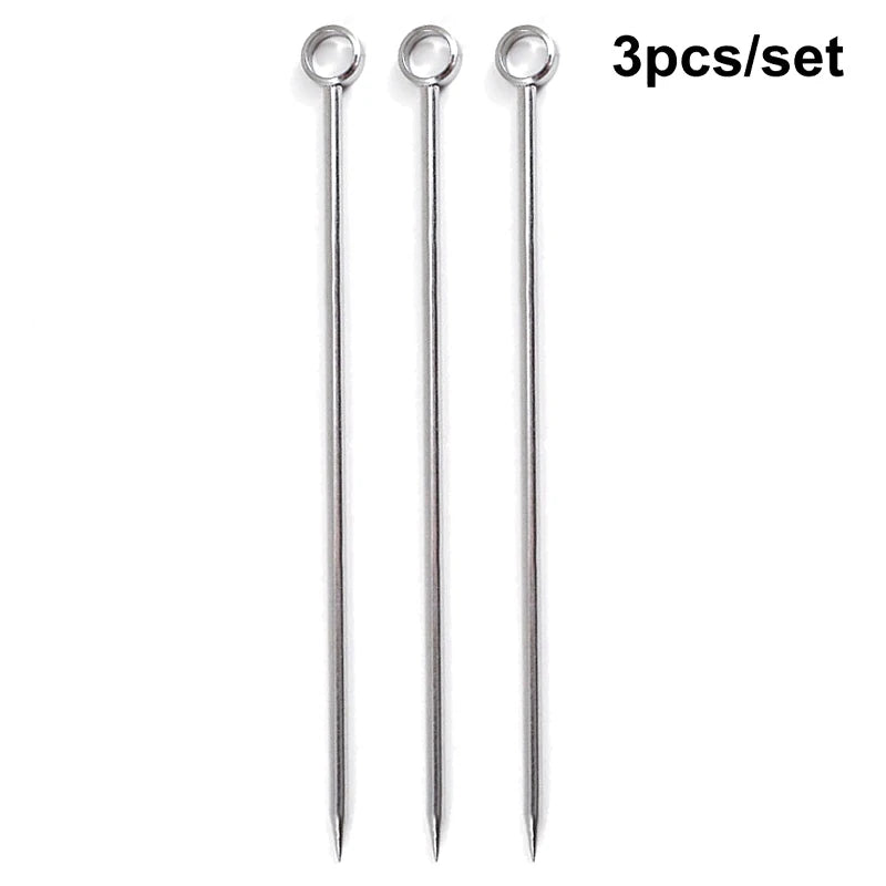 TwillBar Essentials | Stainless Steel Fruit & Olive Picks for Cocktails