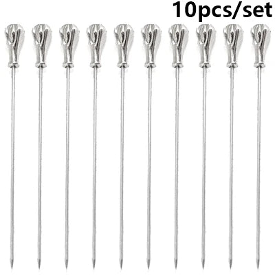 TwillBar Essentials | Stainless Steel Fruit & Olive Picks for Cocktails