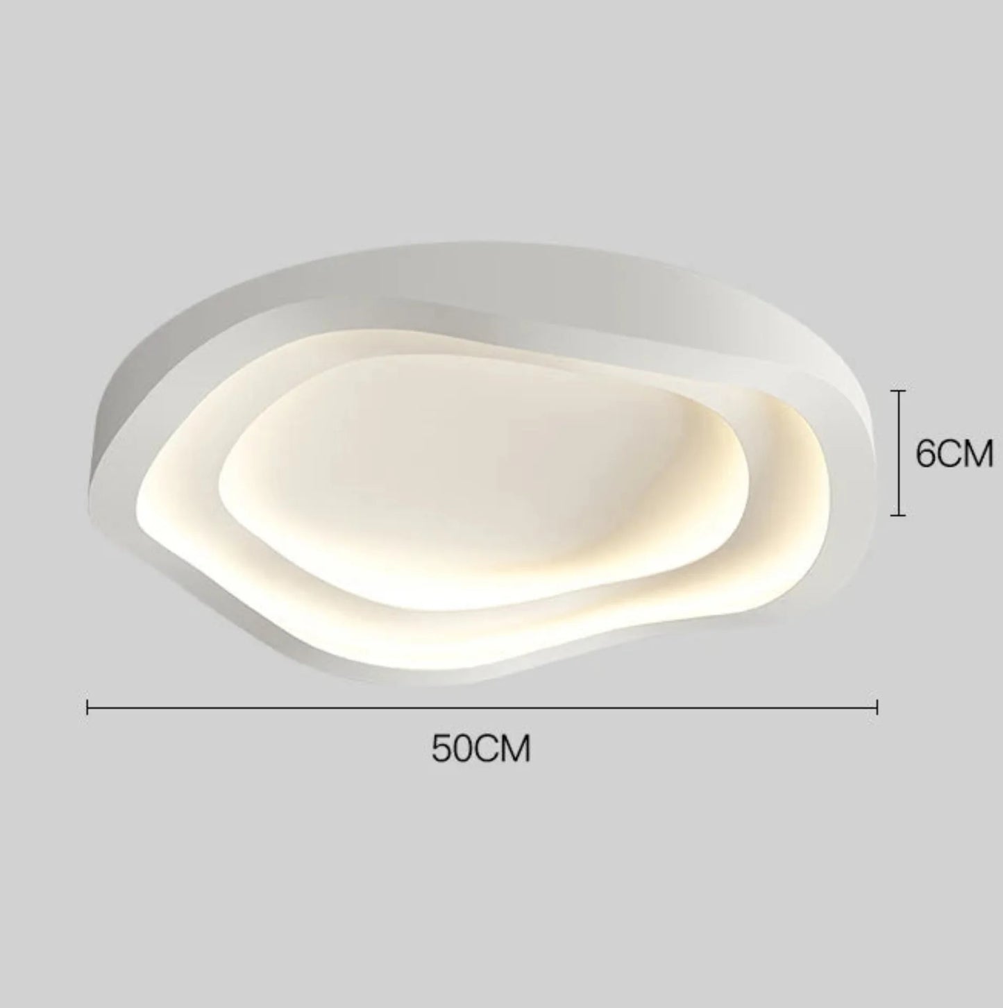 organic light with dimensions