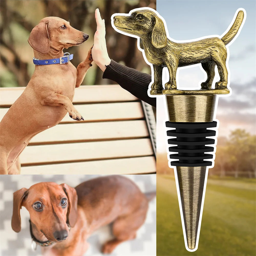 Paws & Pour Luxury Pet Bottle Stoppers for Wine Lovers