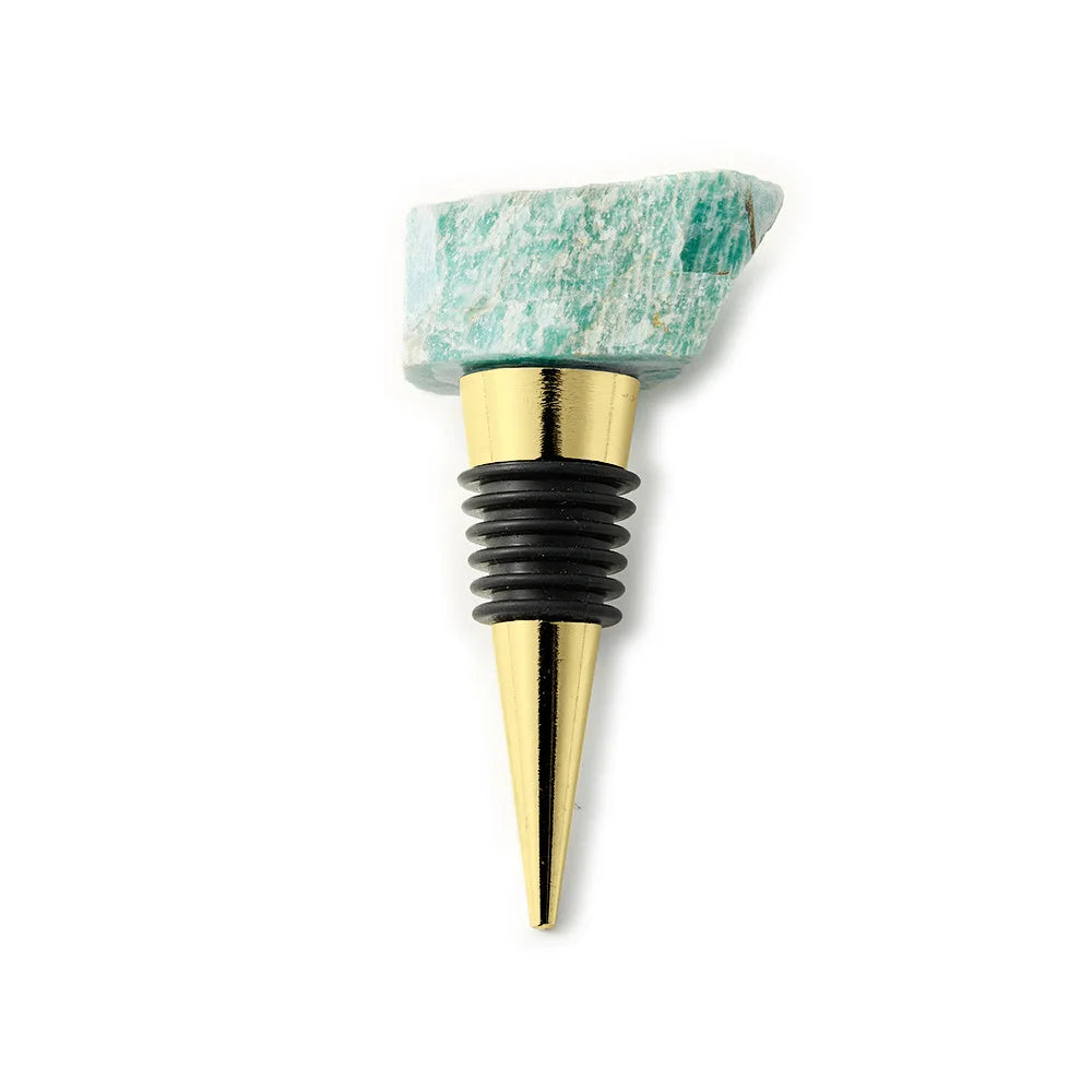 The Gem Stopper Irregular Quartz Crystal Wine Cork for Bars & Gifts