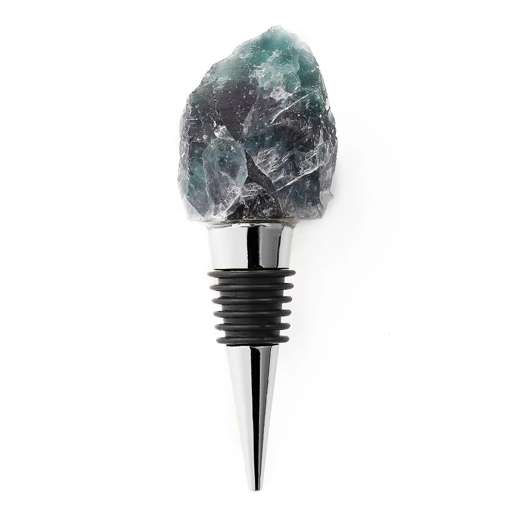 The Gem Stopper Irregular Quartz Crystal Wine Cork for Bars & Gifts
