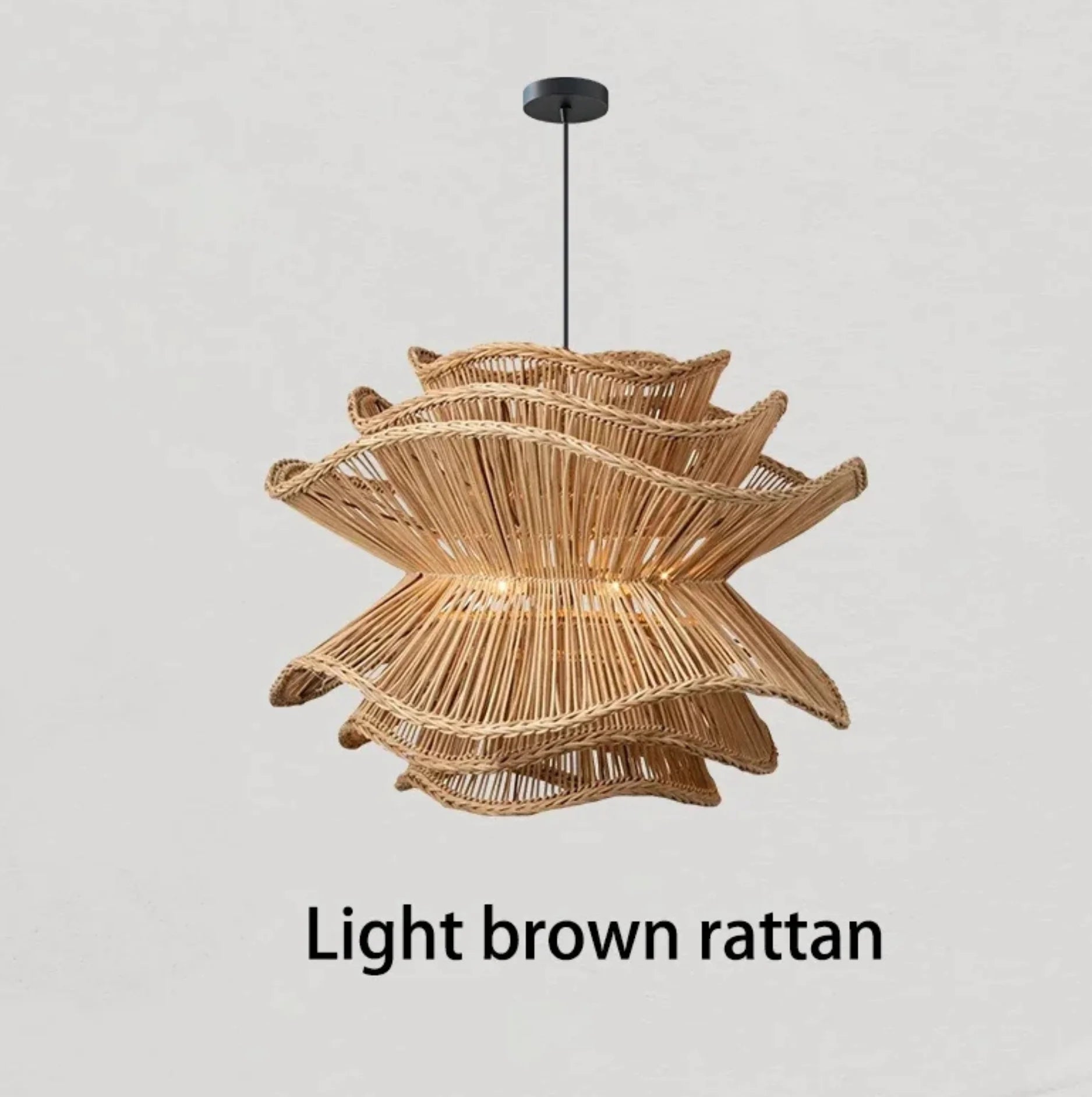 Pendant light with colour description