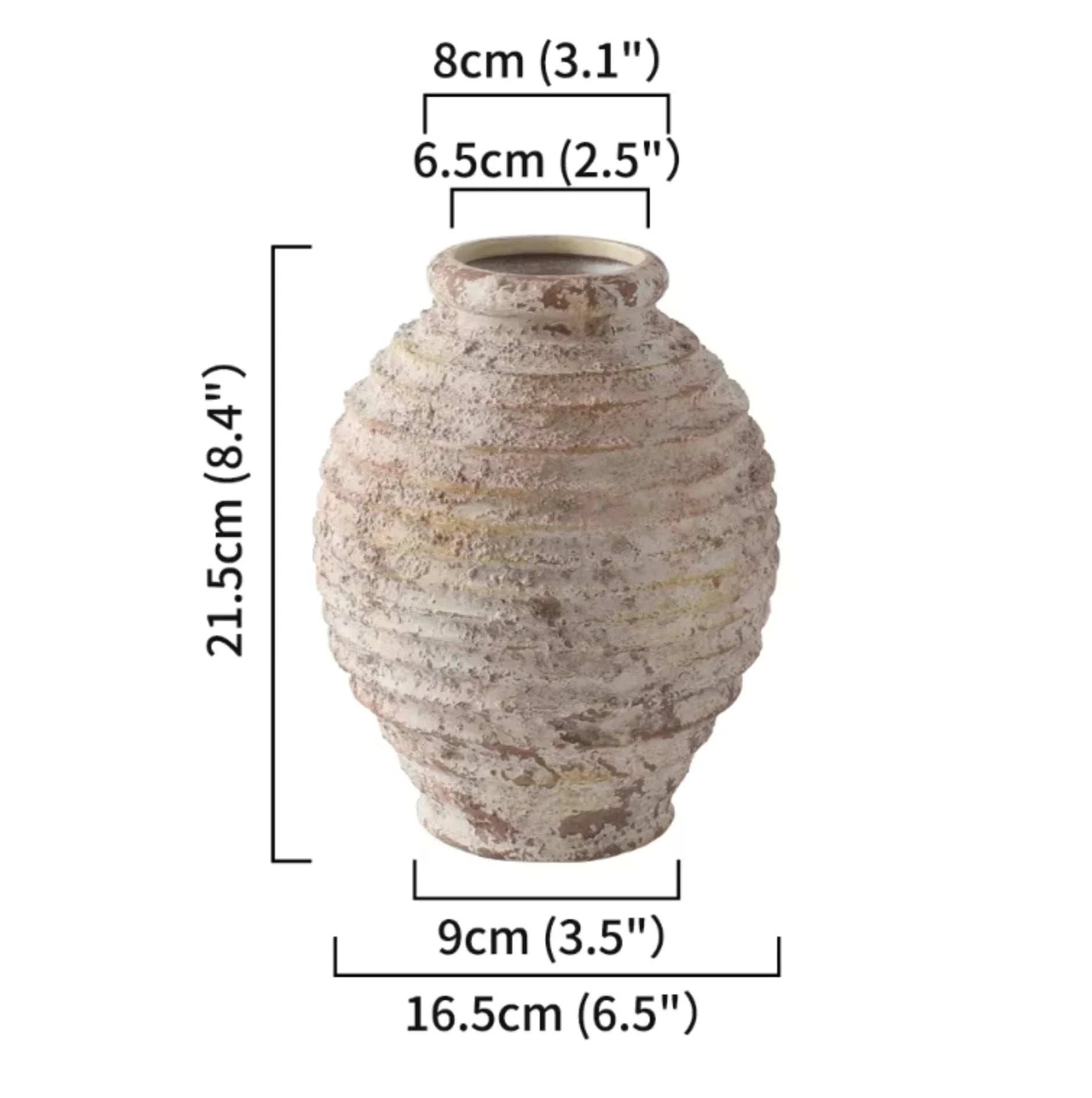 vase dimensions large