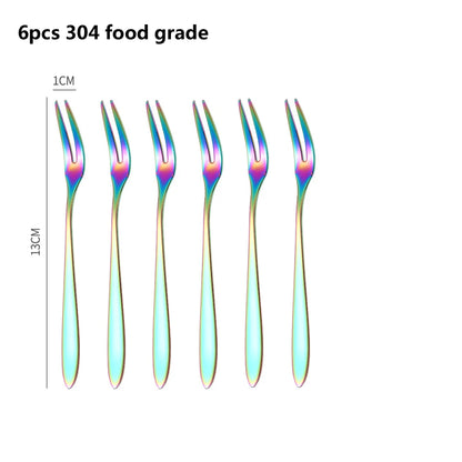 ServeCraft Minis Stainless Steel Canapé & Fruit Forks