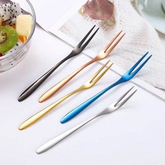 ServeCraft Minis Stainless Steel Canapé & Fruit Forks