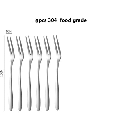ServeCraft Minis Stainless Steel Canapé & Fruit Forks