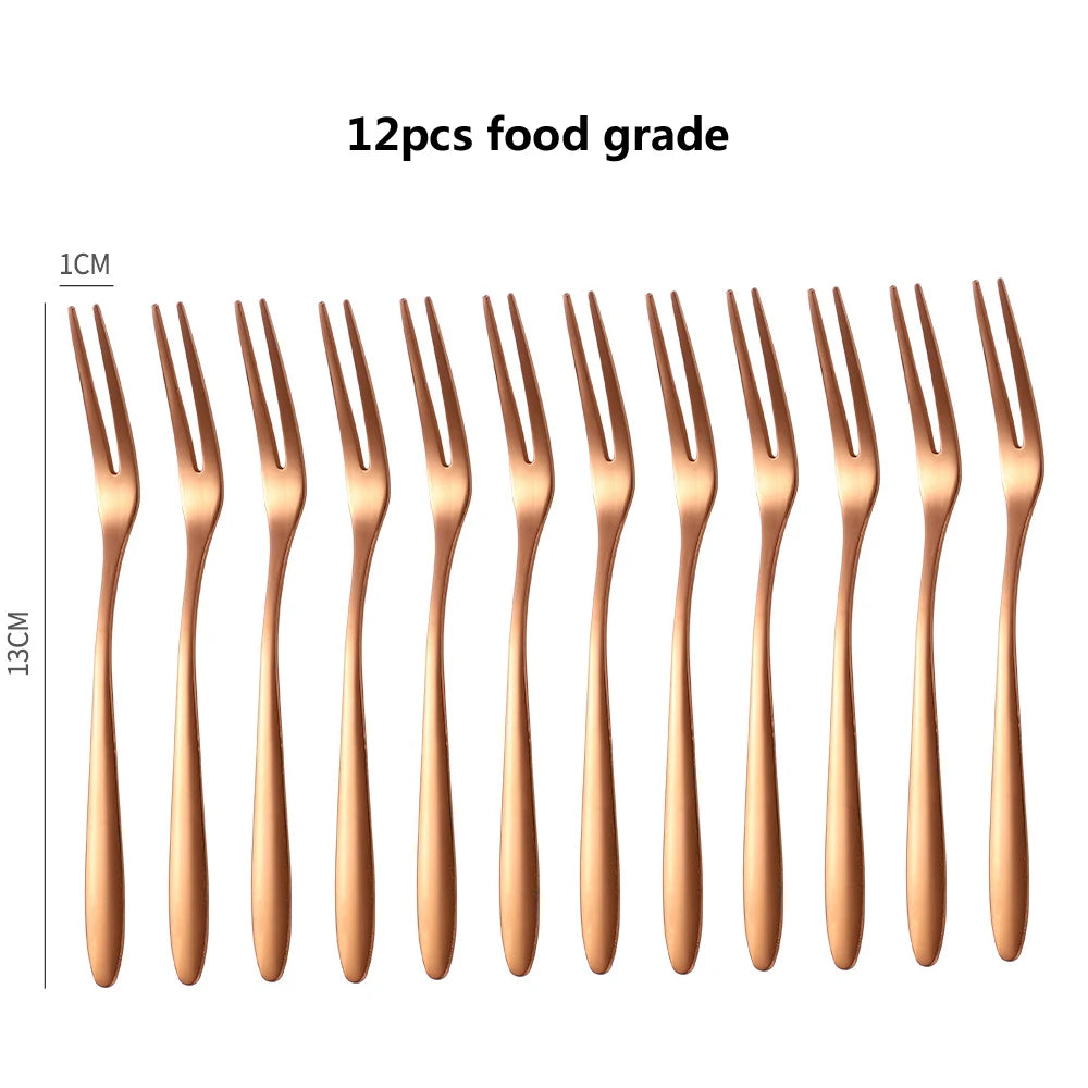ServeCraft Minis Stainless Steel Canapé & Fruit Forks