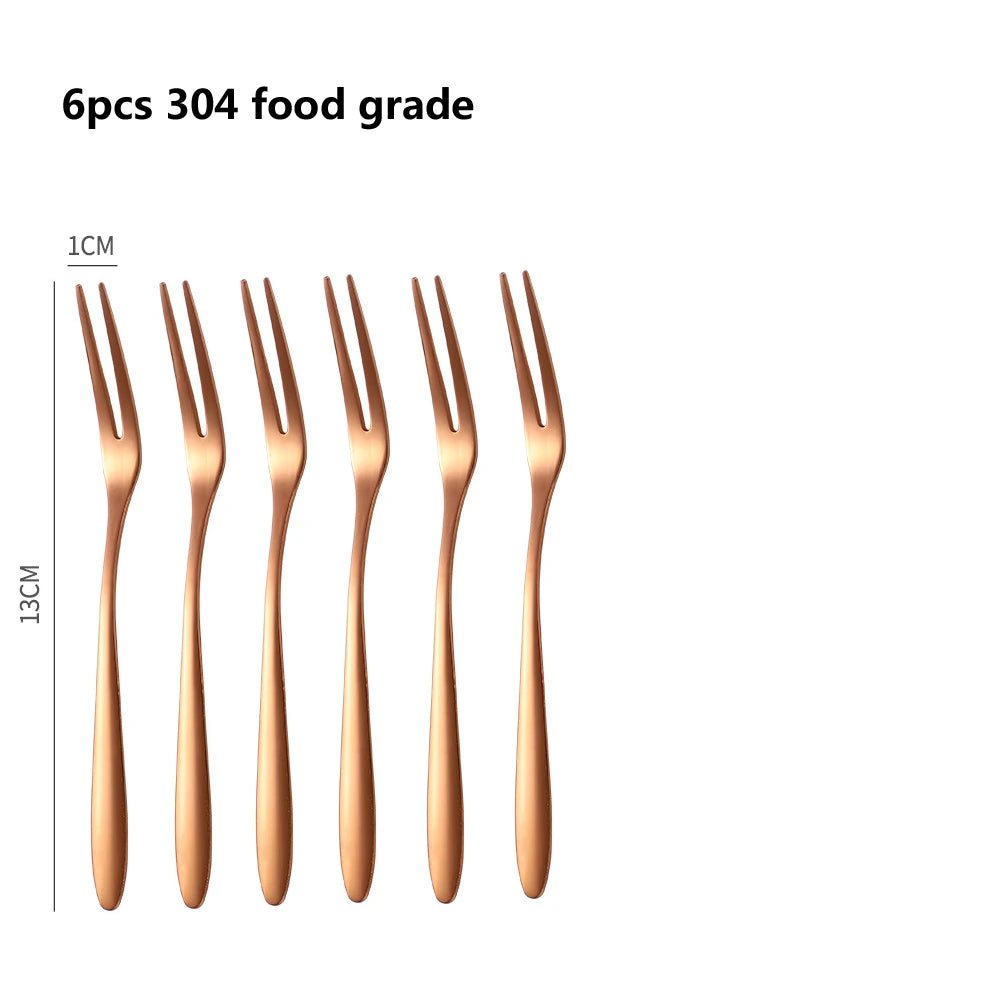 ServeCraft Minis Stainless Steel Canapé & Fruit Forks