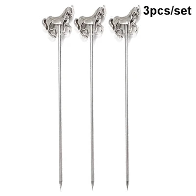 TwillBar Essentials | Stainless Steel Fruit & Olive Picks for Cocktails