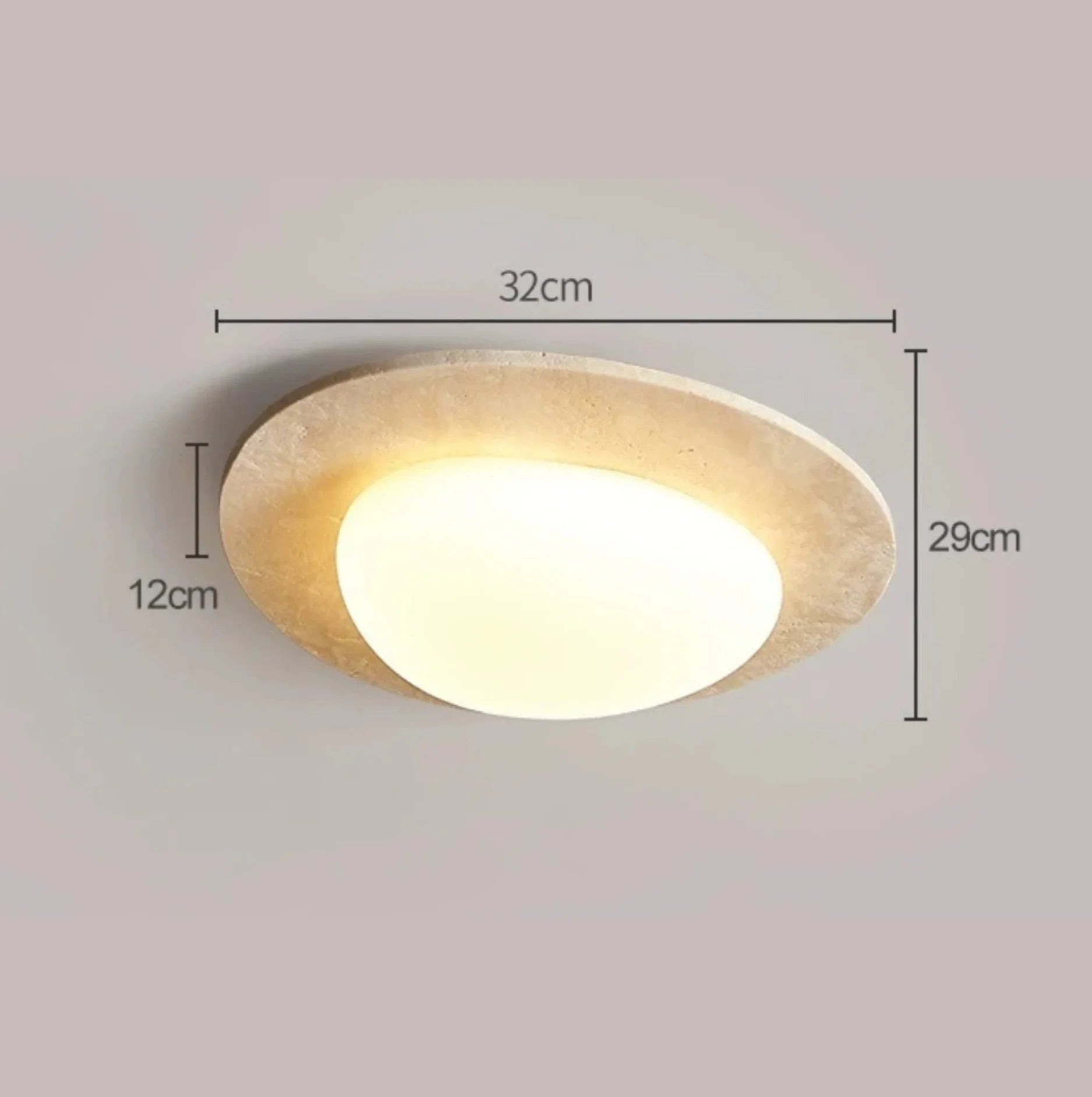 Flush ceiling light 