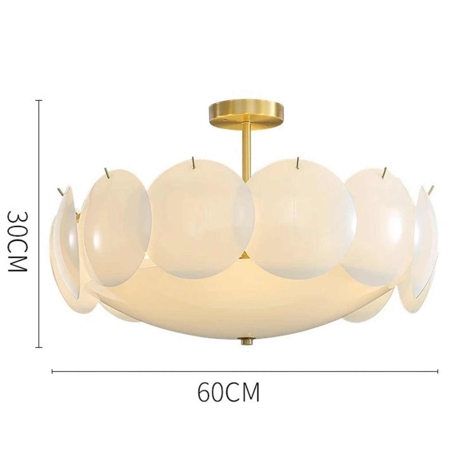 Brass and glass lighting
