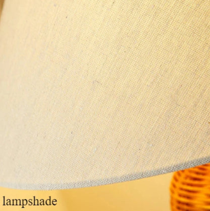 linen shade close up
