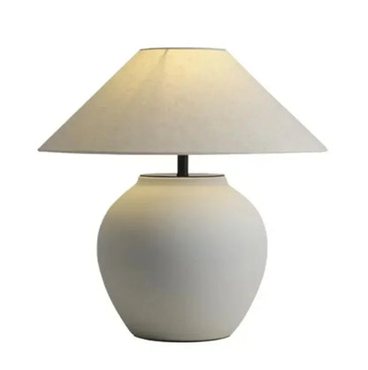 Natalia White Table Lamp