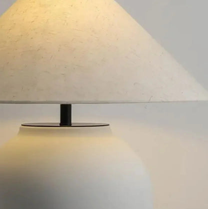 Natalia White Table Lamp