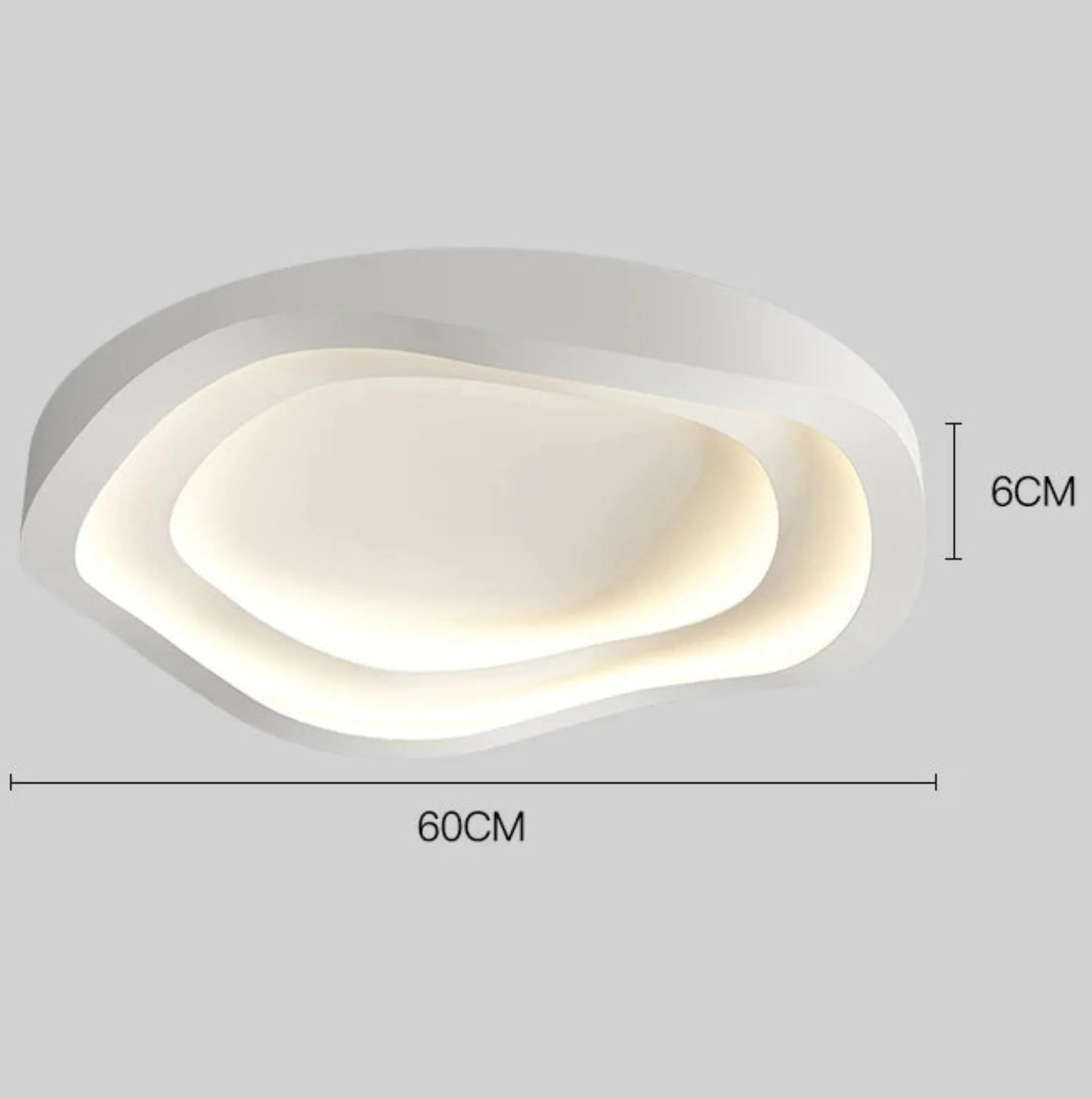 ceiling light with dimensions