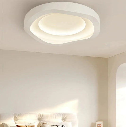 ceiling light image on white ceiling