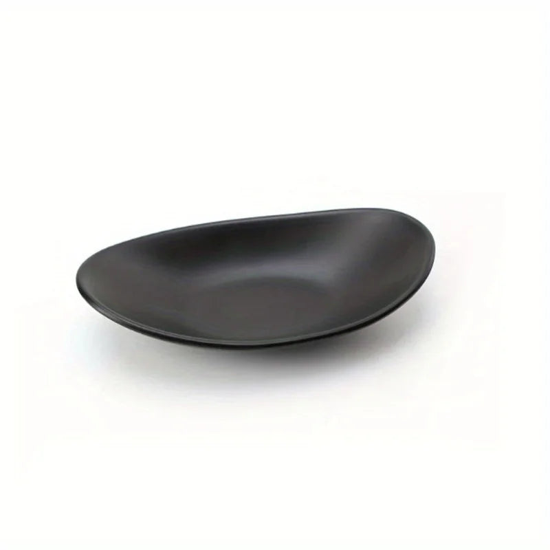 Midnight Oval  Black Ring & Jewellery Dish Tray