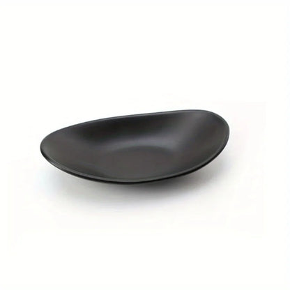 Midnight Oval  Black Ring & Jewellery Dish Tray