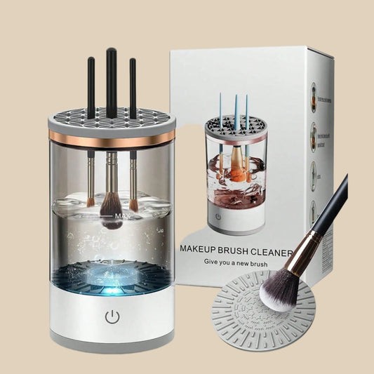 Limpiador y secador de brochas de maquillaje eléctrico GlamSpin