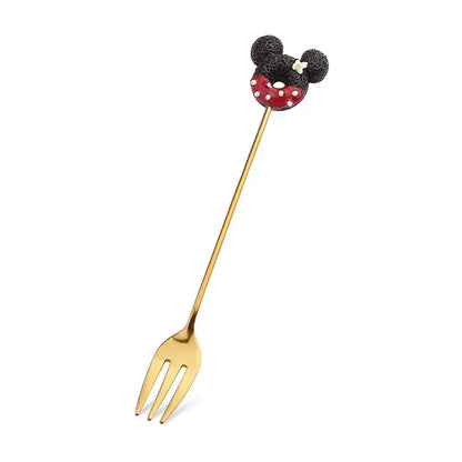 Artisan Sweet Treat Spoons Rainbow Dessert Fork & Spoon Gift Set