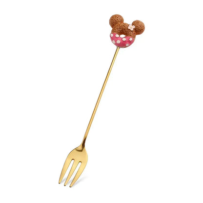 Artisan Sweet Treat Spoons Rainbow Dessert Fork & Spoon Gift Set