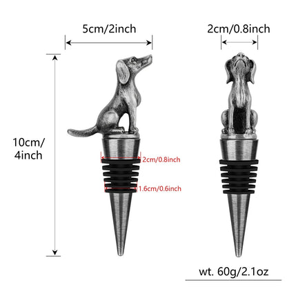 Paws & Pour  Luxury Pet Bottle Stoppers for Wine Lovers