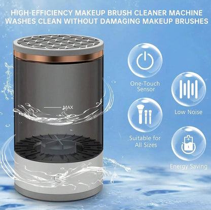 Nettoyeur et sèche-pinceaux de maquillage électriques GlamSpin
