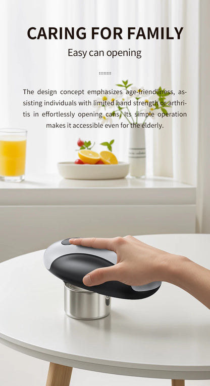 Effortless Edge  Automatic Can Opener with USB Charging