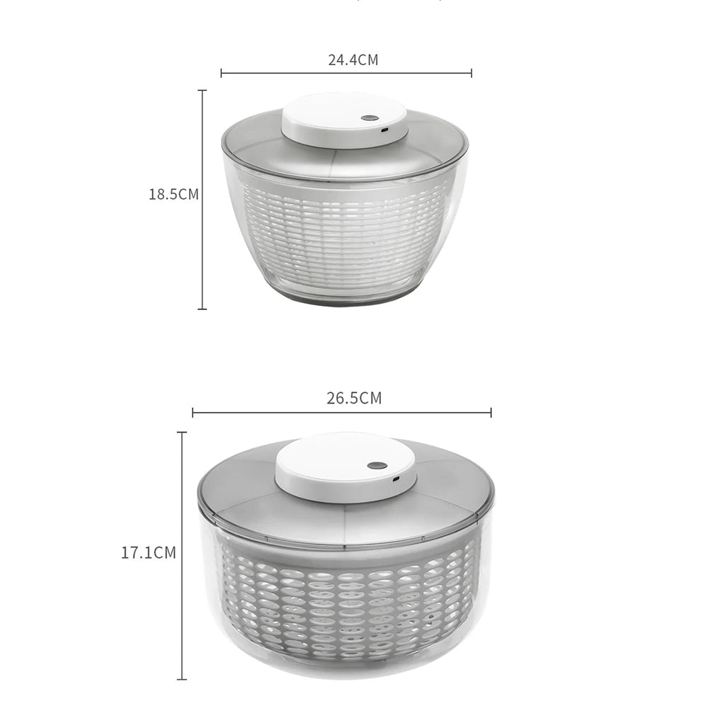 SpinPro Electric Salad & Vegetable Dryer for Fast Kitchen Prep