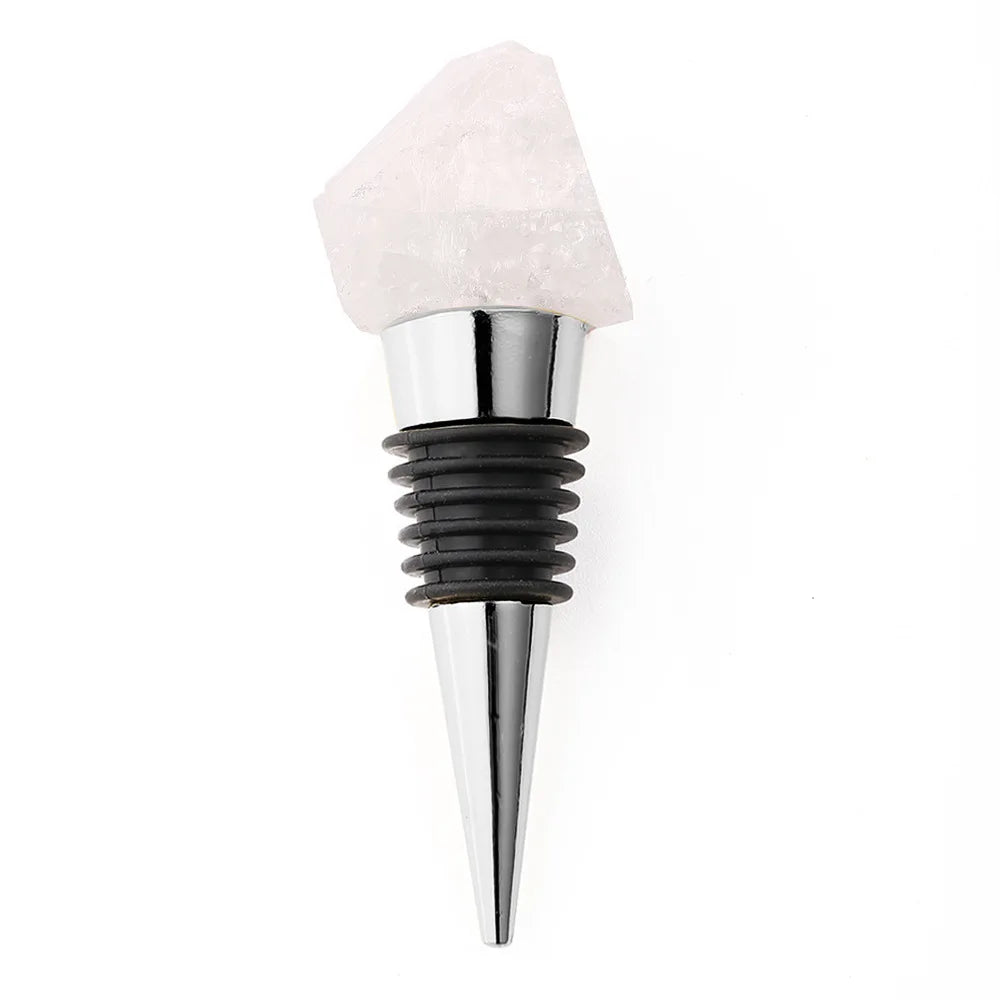 The Gem Stopper Irregular Quartz Crystal Wine Cork for Bars & Gifts