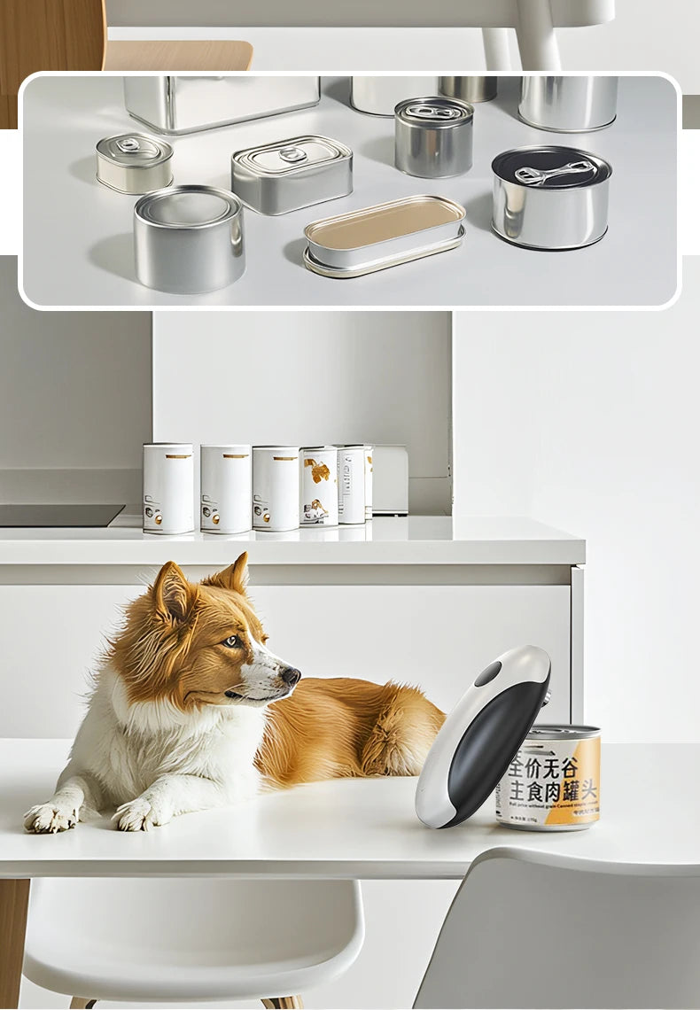 Effortless Edge  Automatic Can Opener with USB Charging