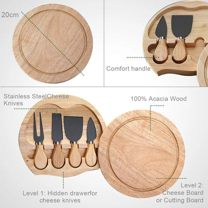 Fromage Set – Stainless Steel Cheese Knives for Boards & Serving