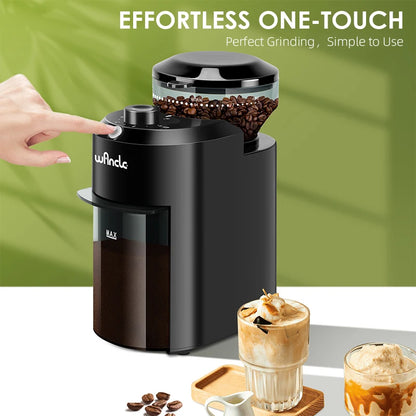 Wancle PrecisionGrind Adjustable Conical Burr Grinder for Fresh Coffee at Home