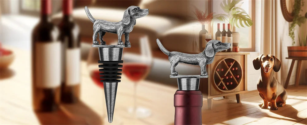 Paws & Pour  Luxury Pet Bottle Stoppers for Wine Lovers