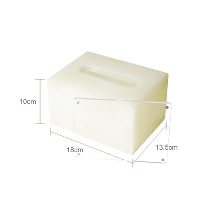 SereneStone Collection Natural White Onyx Marble Bathroom Set items with Gold and Silver Accents