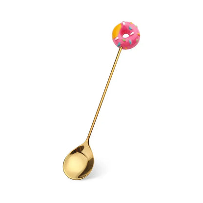 Artisan Sweet Treat Spoons Rainbow Dessert Fork & Spoon Gift Set