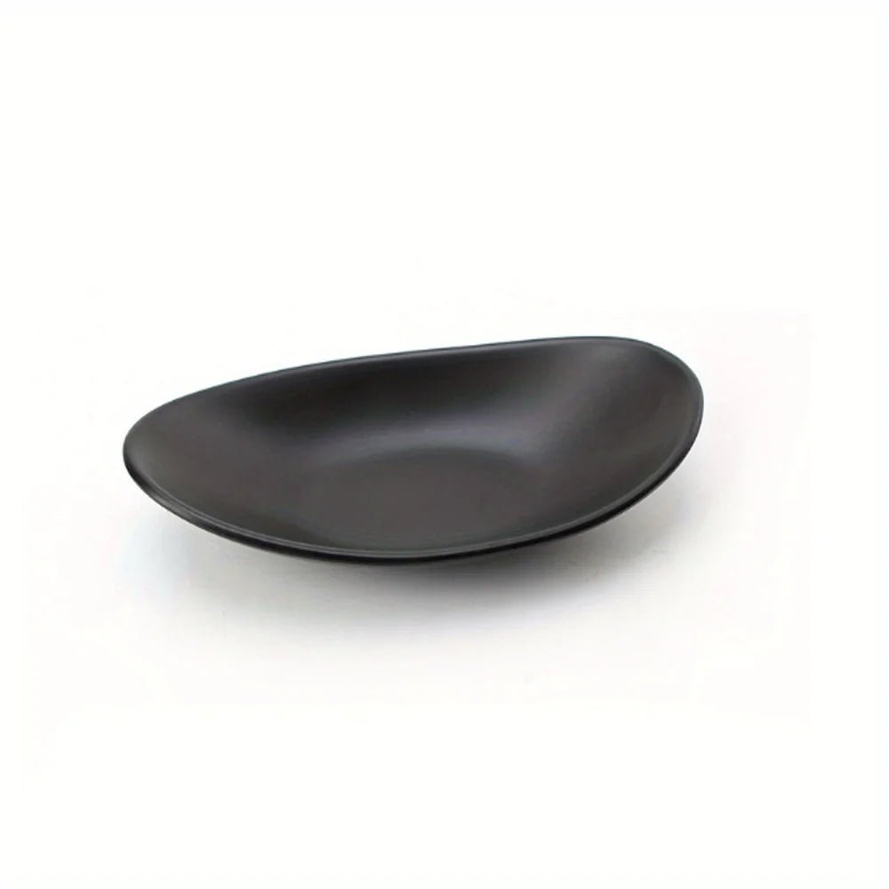 Midnight Oval  Black Ring & Jewellery Dish Tray