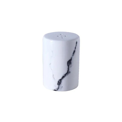 Nordic Marble Effect  Stylish Ceramic  Salt & Pepper Containers
