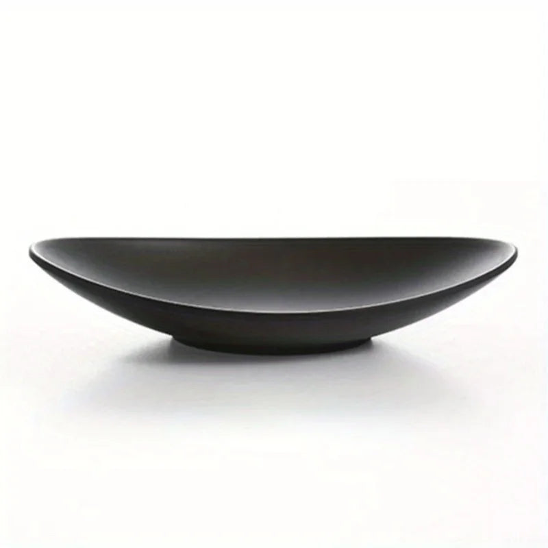 Midnight Oval  Black Ring & Jewellery Dish Tray