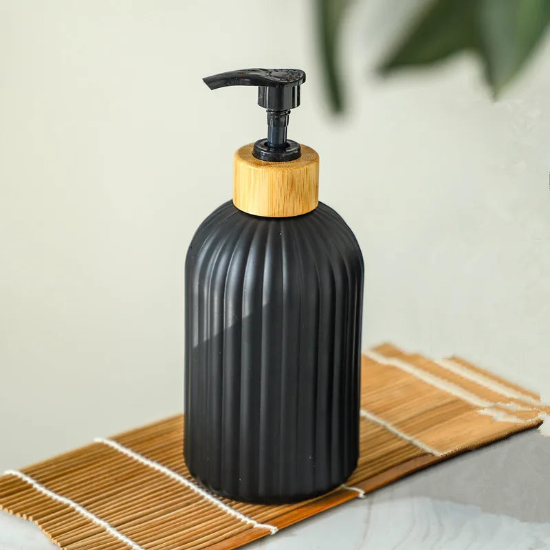 CrystalPour Luxury Glass Soap & Lotion Dispenser