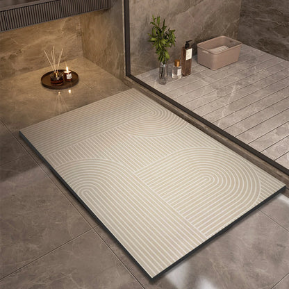 AquaStep Pro – Super Absorbent Anti-Slip Bathroom Mat (Quick-Dry & Washable)