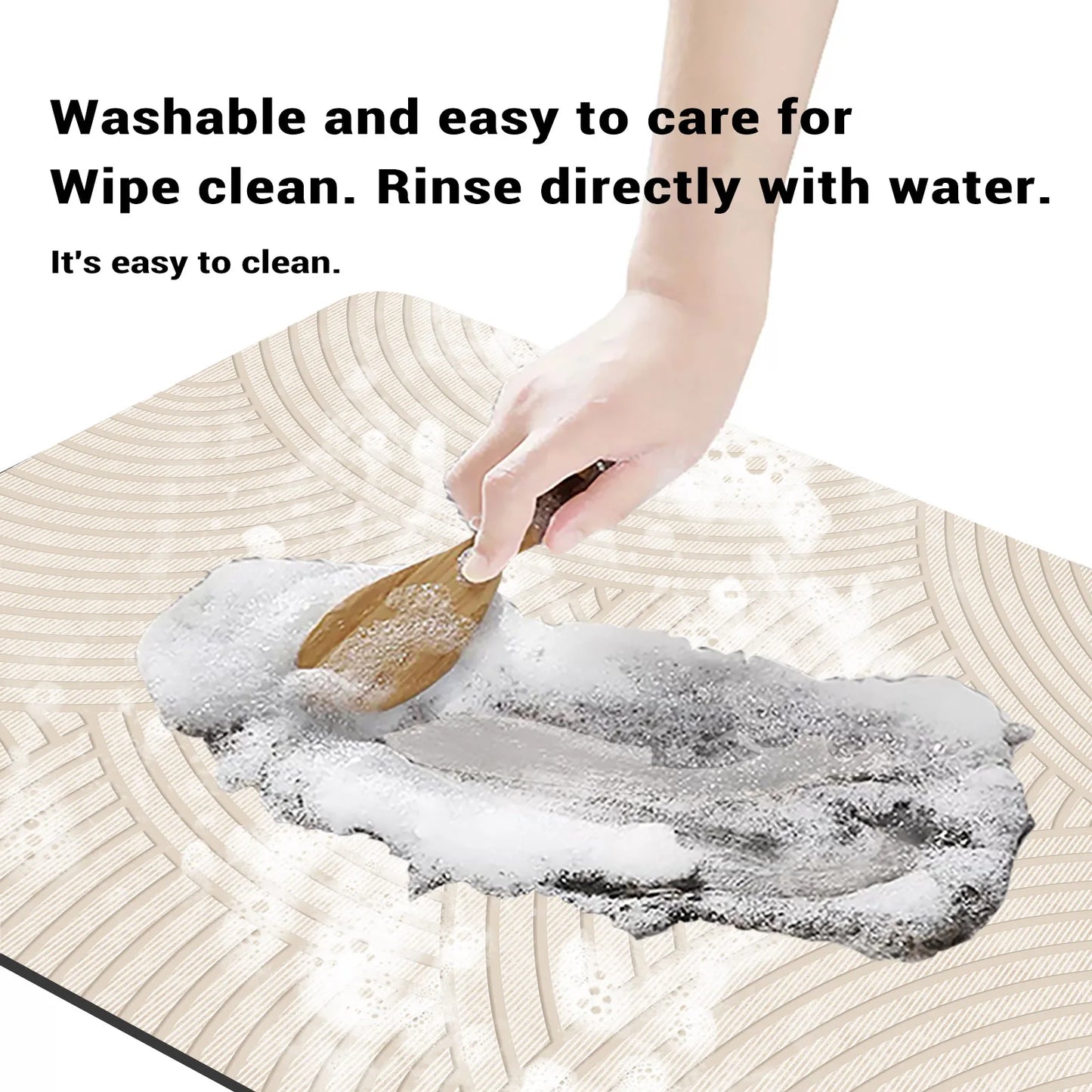 AquaStep Pro – Super Absorbent Anti-Slip Bathroom Mat (Quick-Dry & Washable)