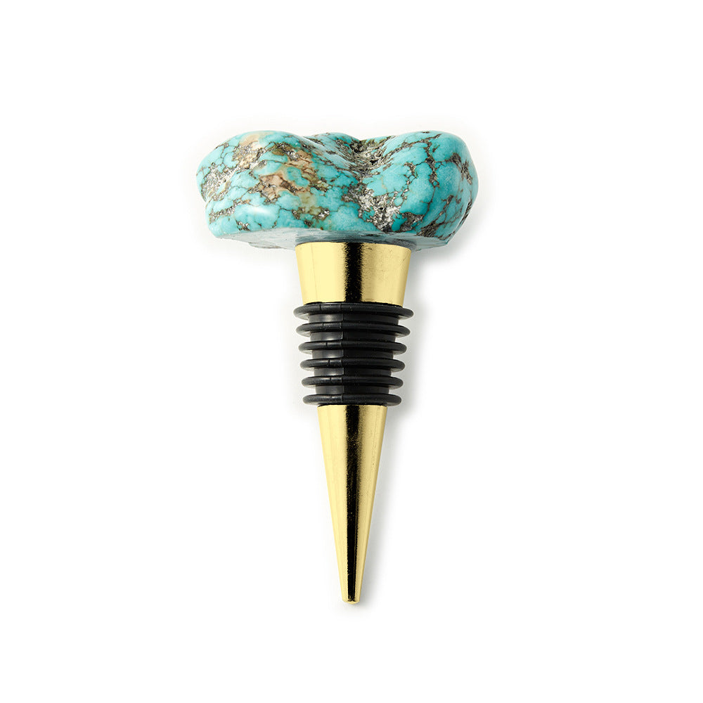 The Gem Stopper Irregular Quartz Crystal Wine Cork for Bars & Gifts